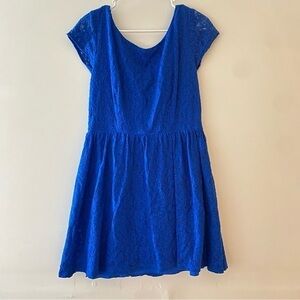 B. Darlin skater dress blue lace